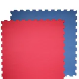 Tatami Taekwondo podložka SPARTAN 100 x 100 x 2 cm - modrá-červená · záber 2