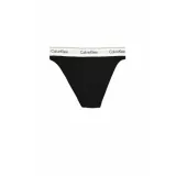 Dámské kalhotky CALVIN KLEIN HIGH LEG TANGA-Black · záber 1