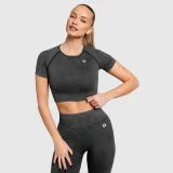 Dámský crop top Iron Aesthetics Faded, washed green · záber 7