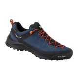 Pánská nízká turistická celokožená obuv SALEWA Wildfire Leather GTX M dark denim black · záber 2
