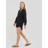 Dámská košile s dlouhým rukávem FUNDANGO Athene Cover-up-890-black · záber 4