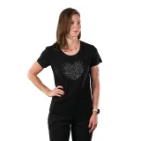 Dámské turistické tričko s krátkým rukávem NORTHFINDER GUADALUPE-301darkgrey · záber 2