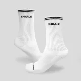 GymBeam Breathe Socks White - Velikost: S | Barva: biela | Hmotnost: 0,065 kg | Balení: 230 · záber 1
