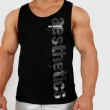 Pánské fitness tílko Iron Aesthetics Cross, černé · záber 2