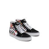 Dámská vycházková obuv VANS UA SK8-HI (Floral Checkerboard) black true white · záber 3