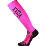 Dámské běžecké kompresní podkolenky VOXX 1 PACK-Flex-neon pink · záber 2