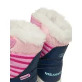 Dívčí vysoké zimní boty MERRELL Snow Bank 5.0 WTRPF K navy pink · záber 5