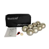 Pétanque sada MASTER 8 matně zlatých koulí obal nylon · záber 2