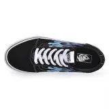 Chlapecká rekreační obuv VANS Ward Flame black white · záber 4