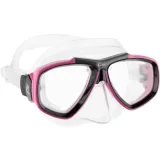 Potápěčská maska CRESSI FOCUS MASK SIL CLEAR FRAME PINK · záber 1