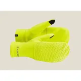 Běžecké rukavice CRAFT LUMEN FLEECE HYBRID GLOVE 2-851000-Yellow · záber 3
