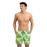 Pánské plavky ARENA MENS BEACH BOXER ALLOVER-610-soft green multi · záber 1