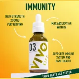 VIVO LIFE Vitamín D3 + K2 KOMPLEX - VEGANSKÉ KAPKY (50 ml) · záber 2