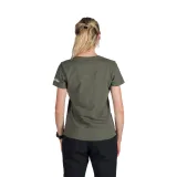 Dámské turistické tričko s krátkým rukávem NORTHFINDER AMIE-300darkgreen · záber 3
