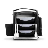 GymBeam Taška na jídlo FIT Prep Navy Blue · záber 3