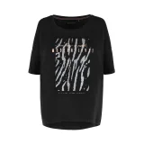 Dámské tričko s krátkým rukávem VOLCANO T-WILD-700-BLACK · záber 3