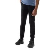 Dívčí tepláky 4F JUNIOR TROUSERS-4FJWSS24TTROF587-20S-DEEP BLACK · záber 1
