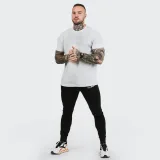 GymBeam Tričko FIT Grey - Velikost: S | Barva: sivá | Hmotnost: 0,14 kg | Balení: 10 · záber 3