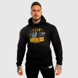 Fitness mikina bez zipu Iron Aesthetics Force, šedá · záber 4
