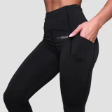 GymBeam Dámské běžecké legíny Pulse Black - Velikost: S | Barva: čierna | Pohlavie: Dámské | Hmotnost: 0,21 kg | Balení: 70 · záber 2
