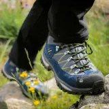 Pánská vysoká turistická obuv TREZETA ADVENTURE WP BLUE-YELLOW · záber 3