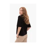 Dámské tričko s krátkým rukávem VOLCANO SHELI-700-BLACK · záber 2