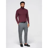 Pánské tričko s dlouhým rukávem OMBRE Longsleeve OM-LSCL-0130 V-6 burgundy · záber 5