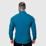 Strečová košile Iron Aesthetics Slim Stretch, smaragdová · záber 4