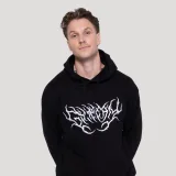 GymBeam Mikina Thorn Black - Velikost: S | Barva: čierna | Hmotnost: 0,6317 kg | Balení: 30 · záber 3