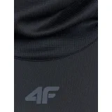 Pánská zateplená mikina s kapucí 4F BRUSHED UNDERWEAR M100-WAW25UBRUM100-20S-DEEP BLACK · záber 5