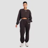 GymBeam Dámská mikina Cropped Aura Tee Brown - Velikost: S | Barva: hnedá | Pohlavie: Dámské | Hmotnost: 0,37 kg | Balení: 36 · záber 4