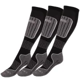 Lyžařské ponožky Accezzi Merino 20, 3 páry, černé · záber 2