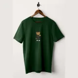 Tričko, Barva Modrá, s Potiskem Compton Teddy · záber 10