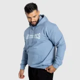 Mikina s kapucí Iron Aesthetics Frontline, modrá · záber 8
