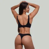 GymBeam Bezešvá podprsenka Black - Velikost: XS | Barva: čierna | Hmotnost: 0,058 kg | Balení: 58 · záber 5