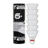 Badmintonové míčky TALBOT TORRO Tech 450 Fast 6ks - bílé · záber 1