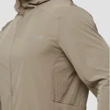 GymBeam Běžecká bunda Pulse Vetiver - Velikost: XL | Barva: zelená | Hmotnost: 0,24 kg | Balení: 50 · záber 2