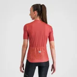 Dámský cyklistický dres s krátkým rukávem SPORTFUL Checkmate w jersey, pompelmo mauve · záber 3