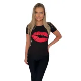 Dámské tričko s krátkým rukávem OMBRE T-shirt SLR098 black · záber 1