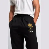 Tepláky Jogger , Barva Modrá, s Potiskem Compton Teddy · záber 4