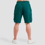 GymBeam Utility Shorts Green - Velikost: XXL | Barva: zelená | Hmotnost: 0,49 kg · záber 2