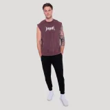 GymBeam Tílko Spike Burgundy - Velikost: S | Barva: červená | Hmotnost: 0,195 kg | Balení: 100 · záber 5