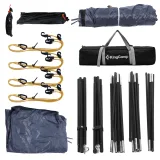 Stan - přístřešek KING CAMP Compass Plus - šedý · záber 2