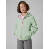 Dívčí turistická softshellová bunda s kapucí 4F JUNIOR SOFTSHELL JACKET F478-47S-MINT · záber 2