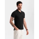 Pánské tričko s krátkým rukávem a v-výstřihem OMBRE T-shirt OM-POBS-0100 V-1 black · záber 2