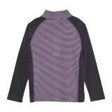 Dívčí lyžařská fleece mikina COLOR KIDS Fleece Pulli - Striped, violet tulle · záber 2