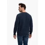 Pánský svetr VOLCANO S-MONO-604-DENIM · záber 2