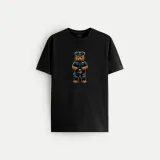 Tričko, Barva Bílá, s Potiskem Policebear · záber 1