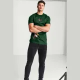 Tričko, Barva Černá, s Potiskem Champion Mindset Teddy · záber 3