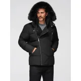 Pánská bunda s kapucí OMBRE Jacket OM-JAHP-0252 V-1 black · záber 4